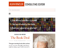 Tablet Screenshot of alanrinzler.com